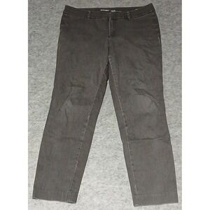Old Navy Pixie Mid Rise Slim Fit Ankle Pants Gray‎ Women's Size 12